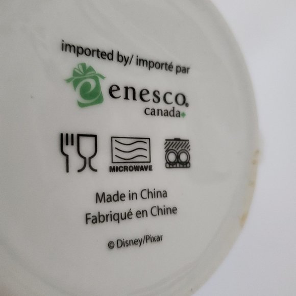 3/$15 * DISNEY CARS Movie Novelty Coffee Mug Winter Scene Red Purple Enesco Snow - Picture 6 of 6